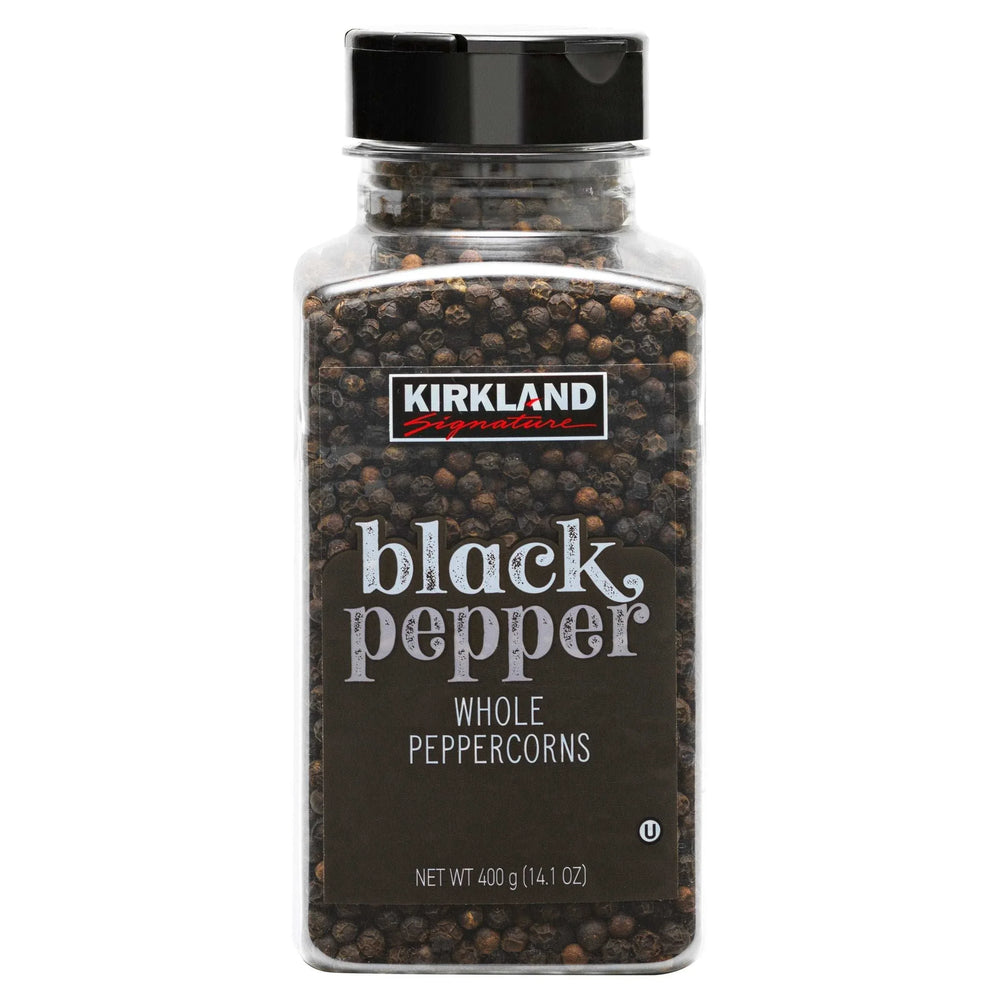 Kirkland Signature, Whole Black Peppercorn, 14.1 oz - USA MEGA SHOP