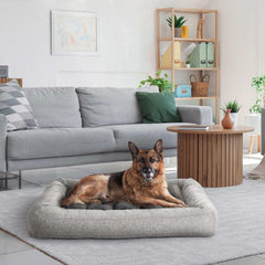 Kirkland Signature 32" X 42" Channeled Bolster Pet Bed - USA MEGA SHOP