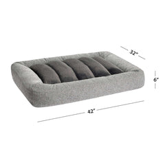 Kirkland Signature 32" X 42" Channeled Bolster Pet Bed - USA MEGA SHOP