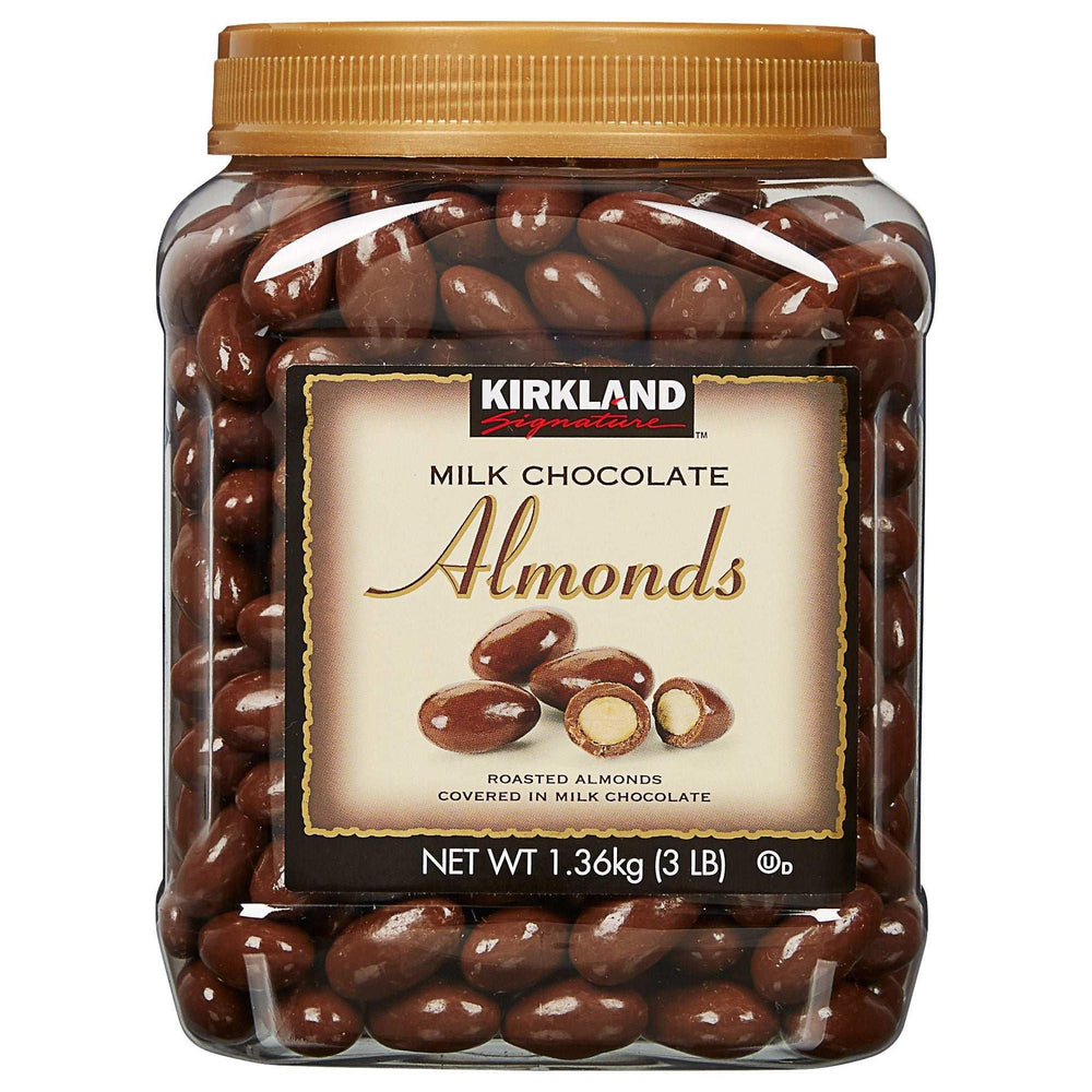 Kirkland Signature Almonds, Milk Chocolate, 3 lb - USA MEGA SHOP