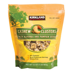 Kirkland Signature Cashew Clusters, 2 lbs - USA MEGA SHOP