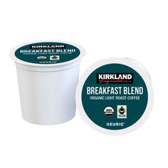 Kirkland Signature Coffee Organic Breakfast Blend K-Cup Pod, 120-count - USA MEGA SHOP