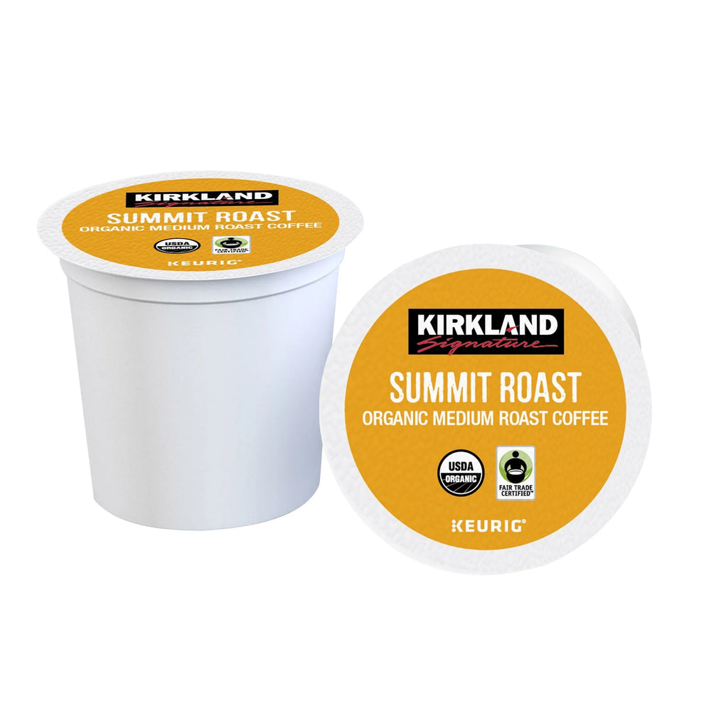 Kirkland Signature Coffee Organic Summit Roast K-Cup Pod, 120-count - USA MEGA SHOP