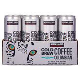 Kirkland Signature Colombian Cold Brew Coffee, 11 fl oz, 12-count - USA MEGA SHOP