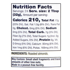 Kirkland Signature Creamy Almond Butter, 27 oz