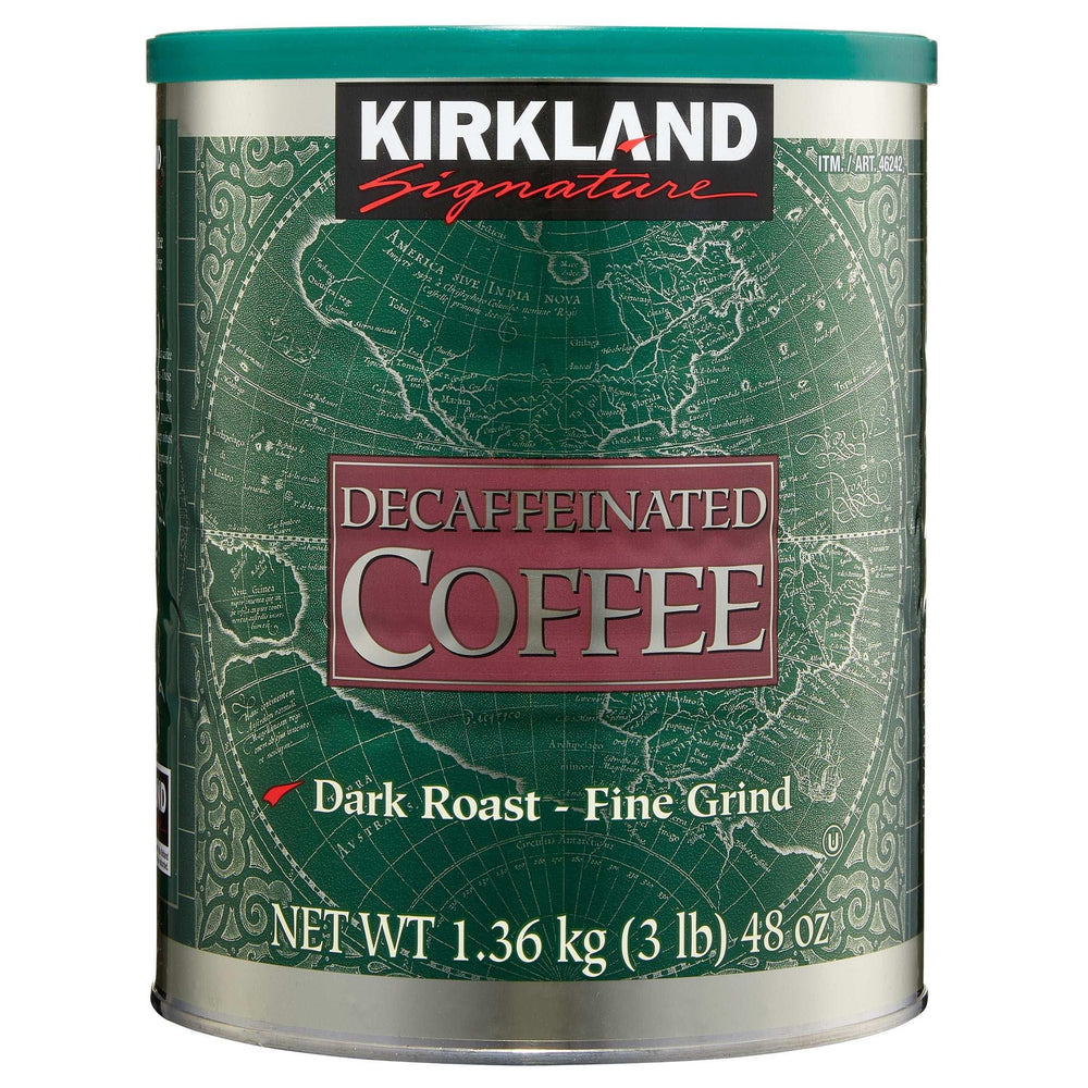 Kirkland Signature Decaffeinated Coffee, Dark Roast, 3 lbs - USA MEGA SHOP