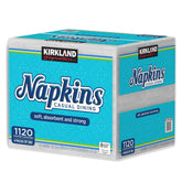 Kirkland Signature Napkins, 1-Ply, 280-count, 4-pack - USA MEGA SHOP