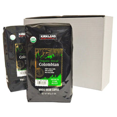 Kirkland Signature Organic Colombian Decaf Whole Bean Coffee, 2 lbs - USA MEGA SHOP