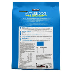 Kirkland Signature Super Premium Mature Dog Food, Chicken, Rice & Egg, 25 lbs - USA MEGA SHOP