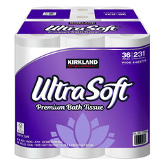 Kirkland Signature Ultra Soft Bath Tissue, 2-Ply, 231 Sheets, 36 Rolls - USA MEGA SHOP