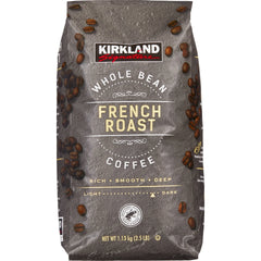 Kirkland Signature Whole Bean Coffee, French Roast, 2.5 lbs - USA MEGA SHOP