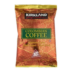 Kirkland Signature 100% Colombian Coffee, Dark Roast, 1.75 oz, 42-count