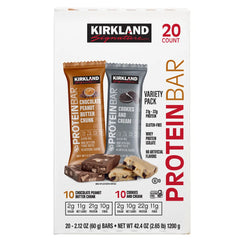 Kirkland Signature Protein Bars Chocolate Peanut Butter Chunk 2.12 oz, 20-count