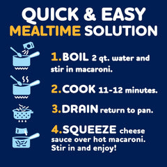 Kraft Deluxe Original Cheddar Mac N Cheese Dinner, 3 ct Pack, 14 oz Boxes, Shelf-Stable - USA MEGA SHOP