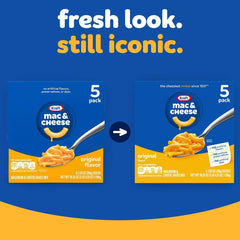 Kraft Original Mac N Cheese Dinner, 5 ct Pack, 7.25 oz Boxes, Shelf-Stable