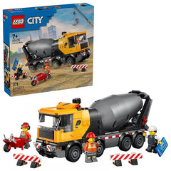 LEGO City Cement Mixer Truck Building Toy 60478 - USA MEGA SHOP