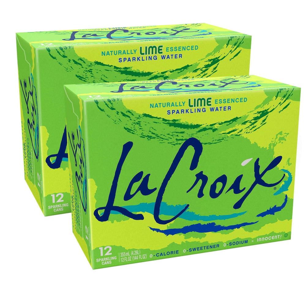 LaCroix Sparkling Water, Lime, 12 fl oz, 24-count - USA MEGA SHOP