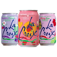 LaCroix Sparkling Water, Spring Variety Pack, 12 fl oz, 24-count