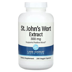 Lake Avenue Nutrition, St. John's Wort Extract, 300 mg, 240 Veggie Capsules - USA MEGA SHOP