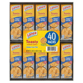 Lance Toasty Cracker Sandwiches, 1.29 oz, 40-count - USA MEGA SHOP