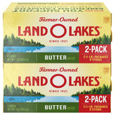 Land O Lakes Salted Butter, 8 Sticks, 2-1 lb Packs - USA MEGA SHOP