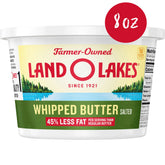 Land O Lakes Salted Whipped Butter, Spreadable, 8 oz Tub - USA MEGA SHOP