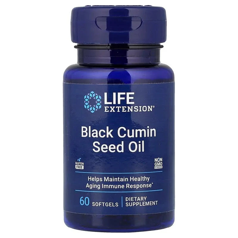 Life Extension, Black Cumin Seed Oil, 60 Softgels (500 mg per Softgel) - USA MEGA SHOP