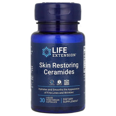 Life Extension, Skin Restoring Ceramides, 30 Liquid Vegetarian Capsules - USA MEGA SHOP