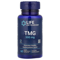 Life Extension, TMG, 500 mg, 60 Liquid Vegetarian Capsules