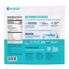 Liquid I.V. Hydration Multiplier, 30 Individual Serving Stick Packs in Resealable Pouch, Sugar Free, Rainbow Sherbet