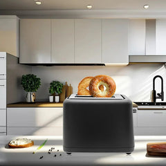 Livwell Smart Touch 2-Slice Toaster-Black