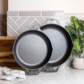 Lodge Chef Collection 2-piece Cast Iron Skillet Set - USA MEGA SHOP