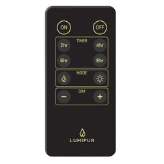 LumiPur 6-piece Flameless LED Candles Design Series Glass with Remote