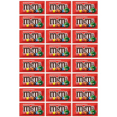 M&M's Chocolate Candy, Peanut Butter, Full Size 1.63 oz, 24-count - USA MEGA SHOP