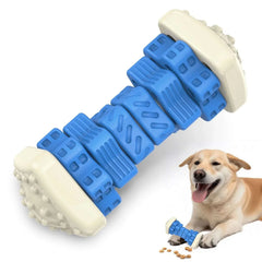 MASBRILL Interactive Dog Chew Toy–Brightly Colored Dog Enrichment Toy for Aggressive Chewers-Blue - USA MEGA SHOP