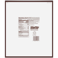 M&M's Milk Chocolate Candy, Full Size, 1.69 oz, 48-count