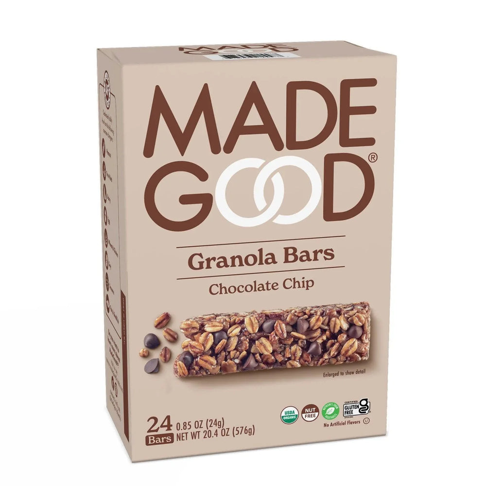 MadeGood Chocolate Chip Bars, 0.85 oz., 24 pk. - USA MEGA SHOP
