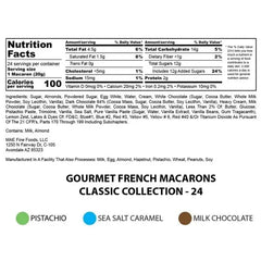 Mae Fine Foods Bonbon & Macron Classic Tasting Collection,Tray Bundle, 72 Pieces Total