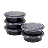 Mainstays 1L Round Meal Prep Food Storage Container, 5 Pack - USA MEGA SHOP