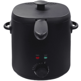 Mainstays 2QT Electric Deep Fryer, Matte Black - Household, 1000W - USA MEGA SHOP
