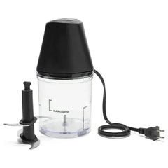 Mainstays 3 Cup Electric Food Chopper, Black, Plastic - USA MEGA SHOP