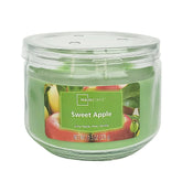 Mainstays 3-Wick Glass Jar Candle, Sweet Apple, Green, 11.5 oz - USA MEGA SHOP