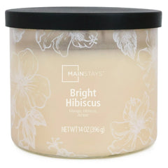 Mainstays 3-Wick Ombre Wrap Bright Hibiscus Scented Candle, 14 oz - USA MEGA SHOP