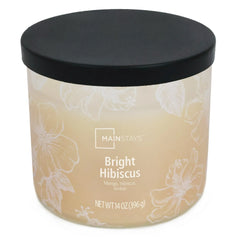 Mainstays 3-Wick Ombre Wrap Bright Hibiscus Scented Candle, 14 oz - USA MEGA SHOP