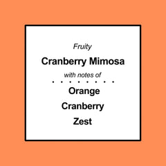 Mainstays 3-Wick Ombre Wrap Cranberry Mimosa Candle, 14-Ounce