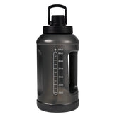 Mainstays 64 Fluid Ounces Water Bottle, Translucent Black, with Straw/ Chug 2 in 1 Lid, Light Weight, Reusable, Plastic - USA MEGA SHOP