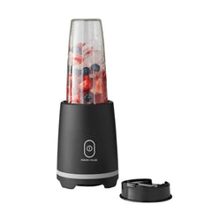 Mainstays Black Single-Serve Blender with 1 Travel Lid, 16 oz, New - USA MEGA SHOP