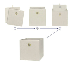 Mainstays Collapsible Fabric Cube Storage Bin