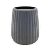 Mainstays Rubberized Plastic Ribbed Toothbrush Holder, Grey - USA MEGA SHOP