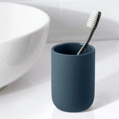 Mainstays Soft Touch Ceramic Toothbrush Holder for Adults